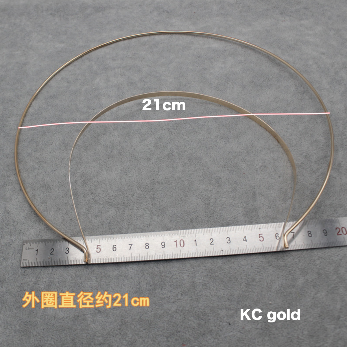 DIY Lolita Headdress Material Craft Hair Hoop Halo Double Layer Headband Crown Base Accessories For Women Girls: WHITE