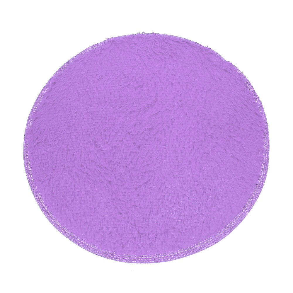 Zachte Bad Slaapkamer Vloer Douche Ronde Mat Tapijt Antislip Ronde Tapijt Vloermat: Purple 