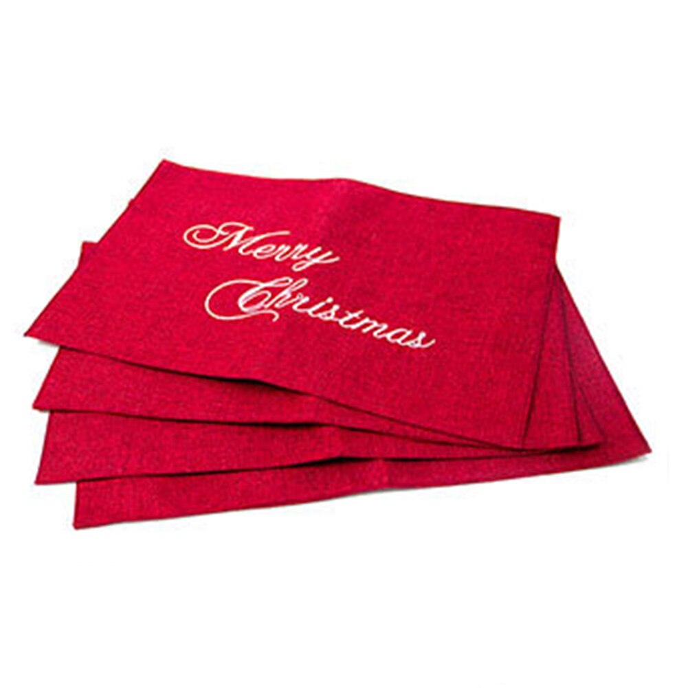 Stof Placemats Home Hotel Restaurant Kantoorgebouw Set Van 4 Kerst