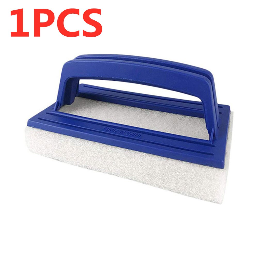 Swimming Pool Net Tool Shallow/Deep Water Adjustable Rake Pool Cleaning Net Equipment Home Outdoor Fishing Net Supplies: Sponge Brush
