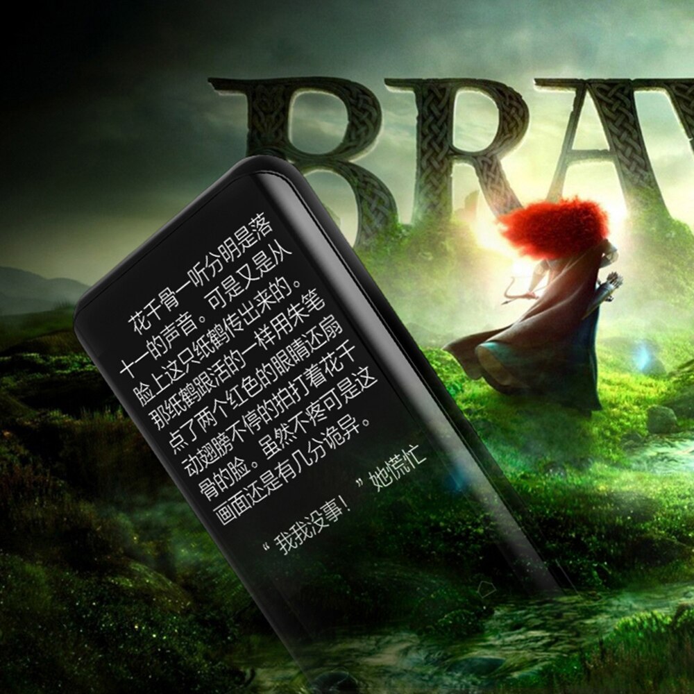 RUIZU D25 MP3 Bluetooth Player Touch Control Portable HIFI Music Video MP4 Player Built-in Speaker With FM-Radio E-Book Record