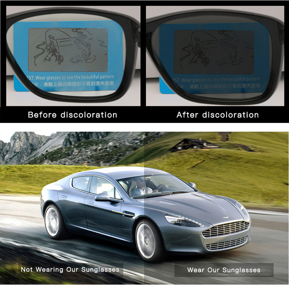 AIELBRO gafas de ciclismo al aire libre gafas de bicicleta gafas de sol de bicicleta polarizadas gafas deportivas para hombres gafas de ciclismo fotocrómico