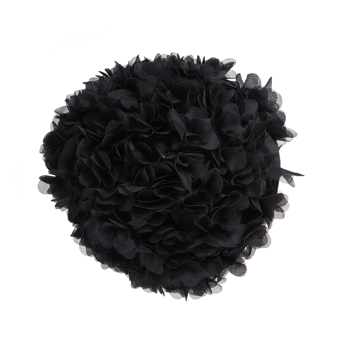 1Pc Swim Cap Swimming Accessories Swim Hat Flower Swim Cap Bathing Cap for Girls: Black