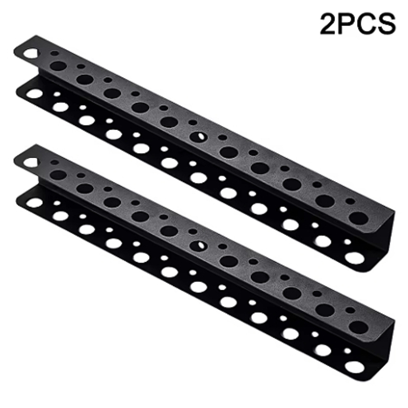 Schroevendraaiers Rek Metaal Wandmontage Tangen Hanger Plank Handgereedschap Opberg- en organisatierek Tangenhouder Gereedschap voor garage ﻿: Black