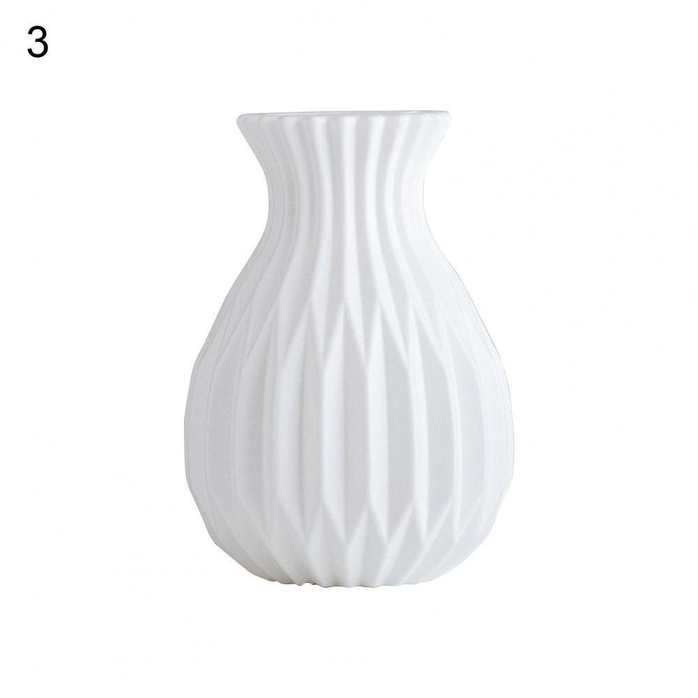 Vase à fleurs en rotin Imitation céramique, Style moderne, décoration pour la maison: 3