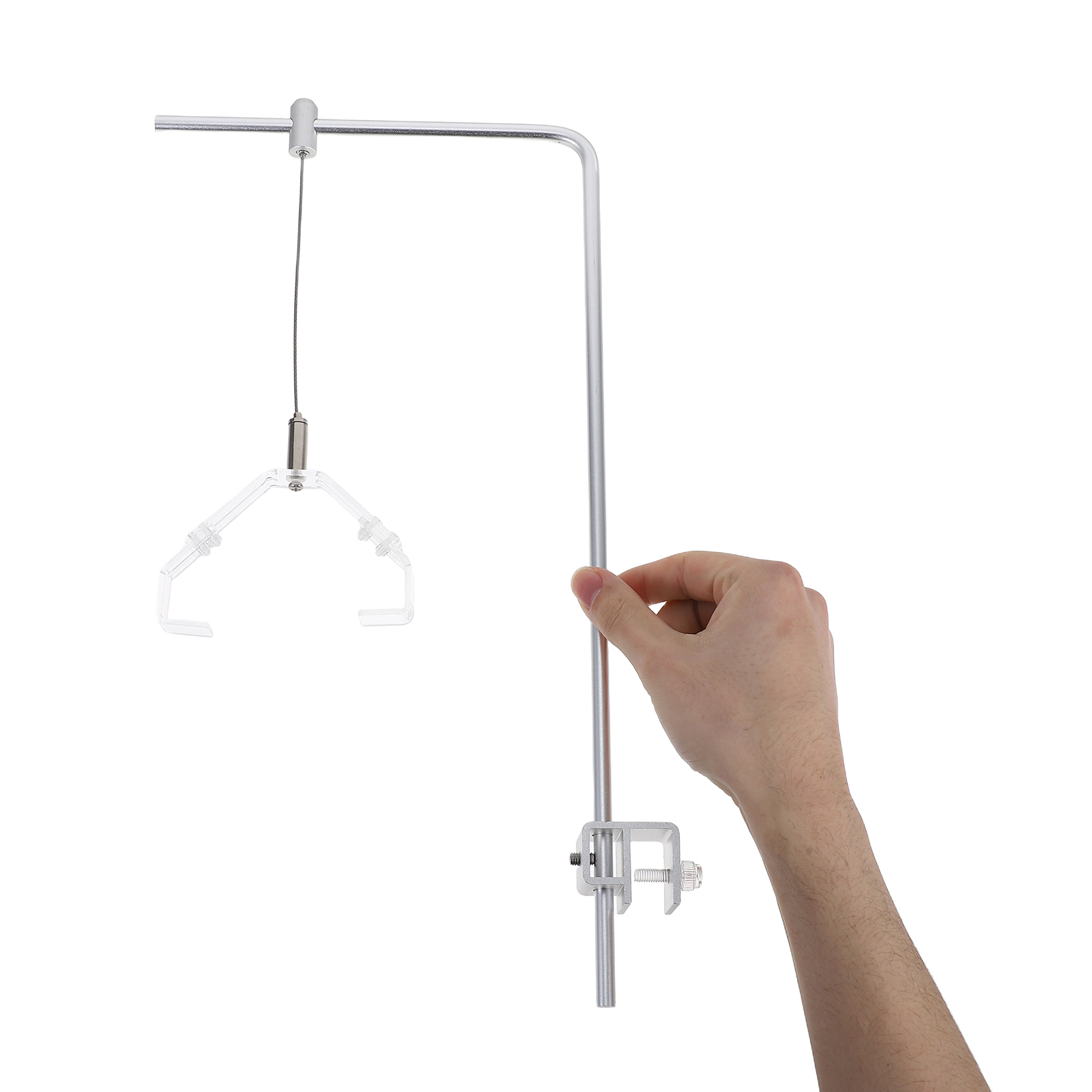 2pcs Fish Tank Light Bracket Adjustable Height Aluminum Alloy Rack Saltwater Tank Easy Aquarium Lamp Holder Stand For Aquarium