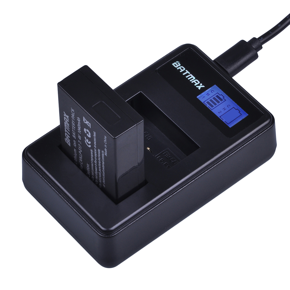 LP-E17 LP E17 LPE17 Batterij Dual USB Charger LCD Display voor Canon Camera EOS 750D 760D T6i T6s M3 Kus x8i 8000D