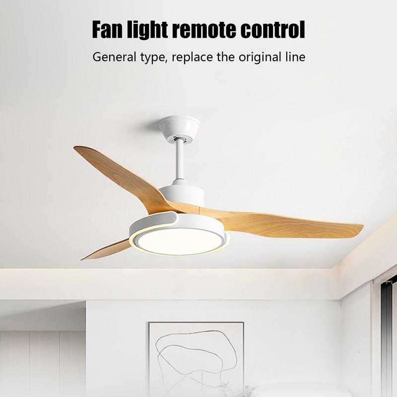 Control remoto para ventilador de techo y lámpara de ventilador de techo, Kit de Control remoto, transmisor de velocidad del viento ajustado, controlador de ventilador de 3 velocidades