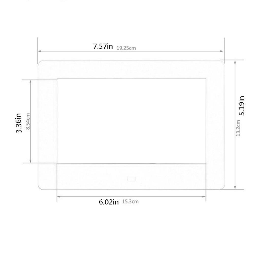 8 Inch Digital Photo Frame X08E - Digital Picture Frame with IPS Display Motion Sensor USB and SD Card Slots Remote Control