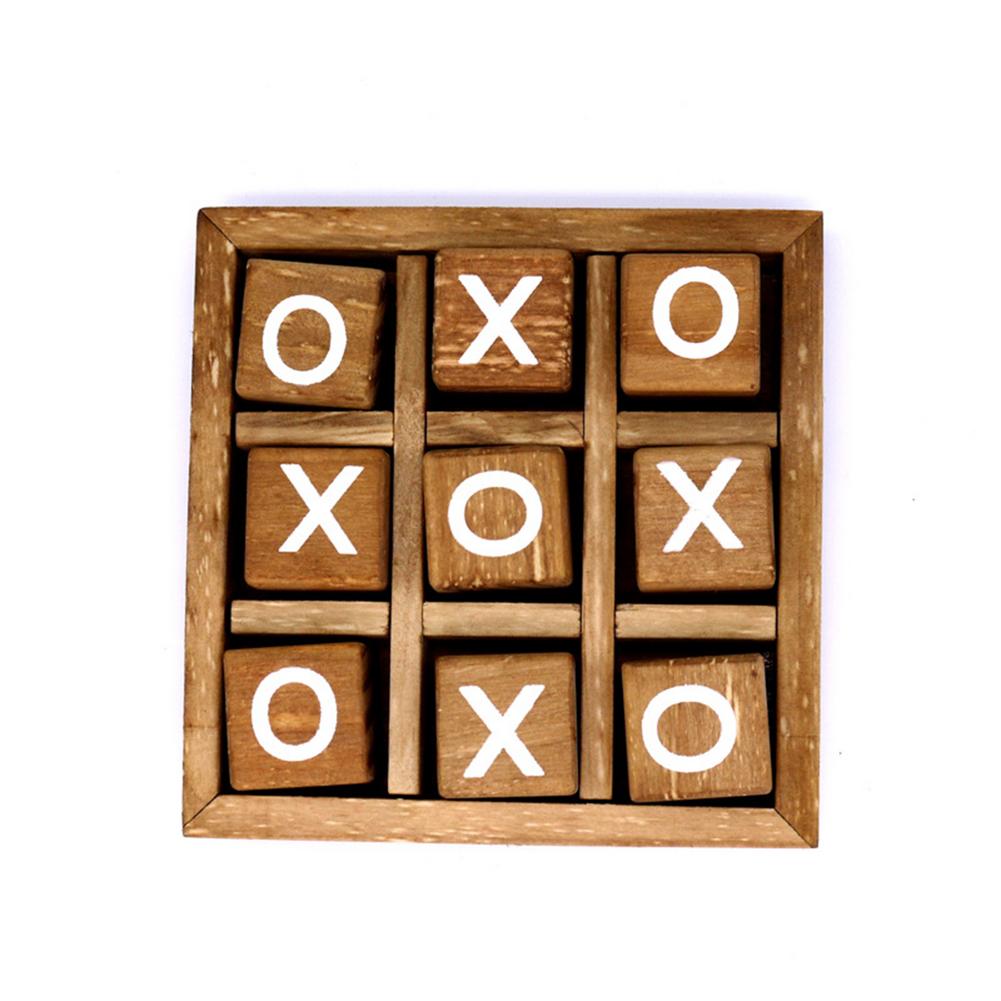 Xo Hout Board Game Toy Leisure Ouder-kind Interactie Game Board Schaken Ontwikkelen Intelligente Puzzel Spel Educatief Speelgoed