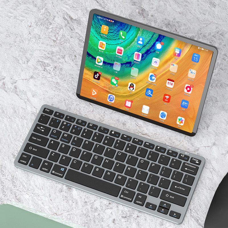 3Mode Wireless Keyboard and Mouse Combo 2.4G Bluetooth-compatible Protable Mini Keyboard Mice Set For Phone Tablet Laptop PC