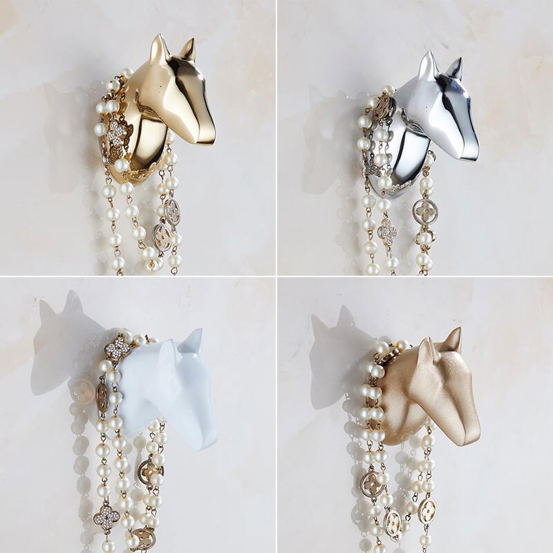 Badhanddoek Haak/Coat Robe/Kleding Haak Voor Badkamer Keuken Garage, goud/Zwart/Chrome/Wit