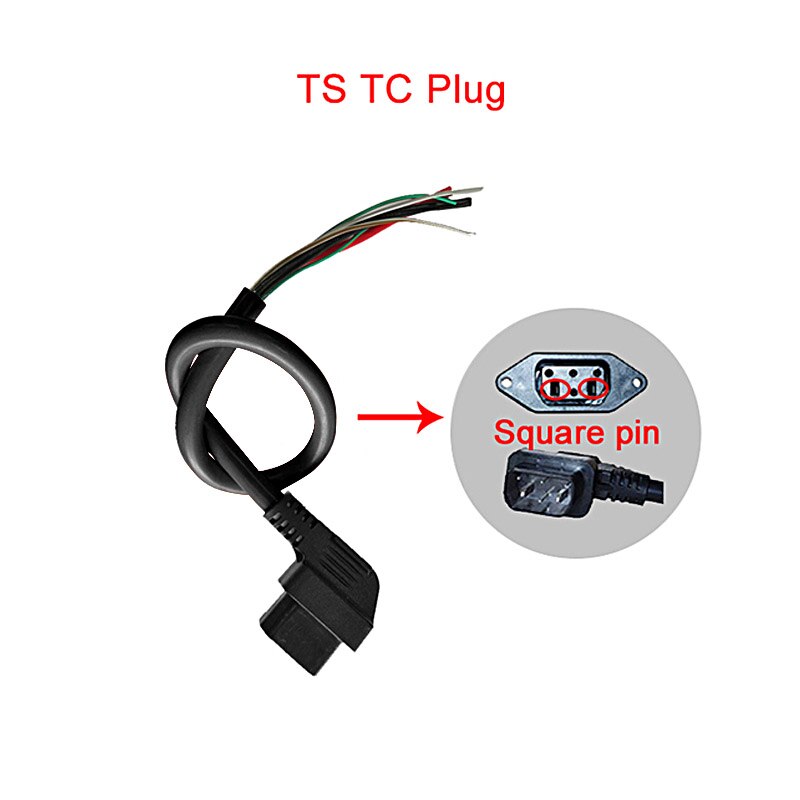 Chargeur et boîtier de charge pour Super SOCO TC MAX TS, accessoires d&#39;origine, prise de batterie et câble: TS TC Plug Sqaure