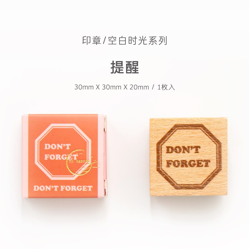 Moment Serie Retro Label Backgound Decoratie Stamp Set Diy Houten Stempels Voor Scrapbooking Standaard Stempel: 3