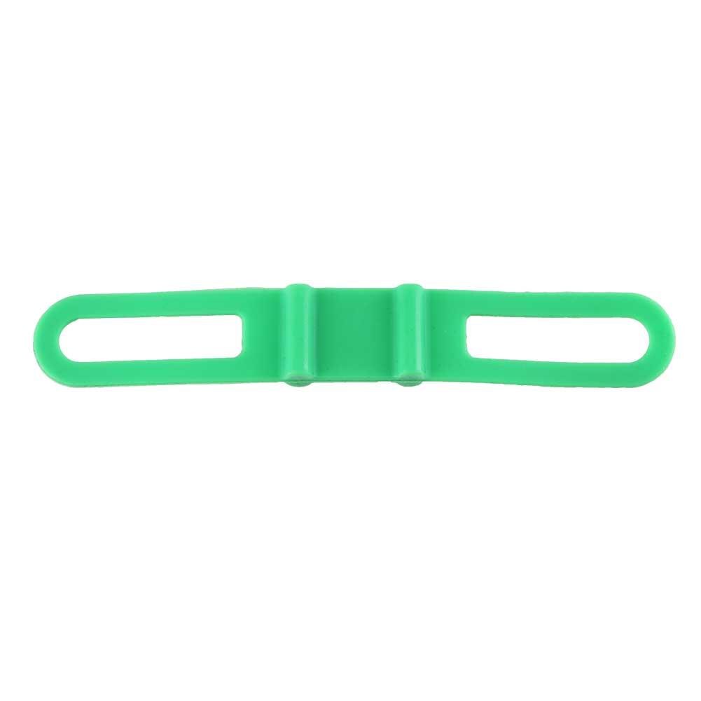 Mount Fix Bicycle Cycle Silicone Flashlight Band Tie Holder Torch Light Phone Fastener Strap Bike Bicycle Elastic Bandage Mobile: Green