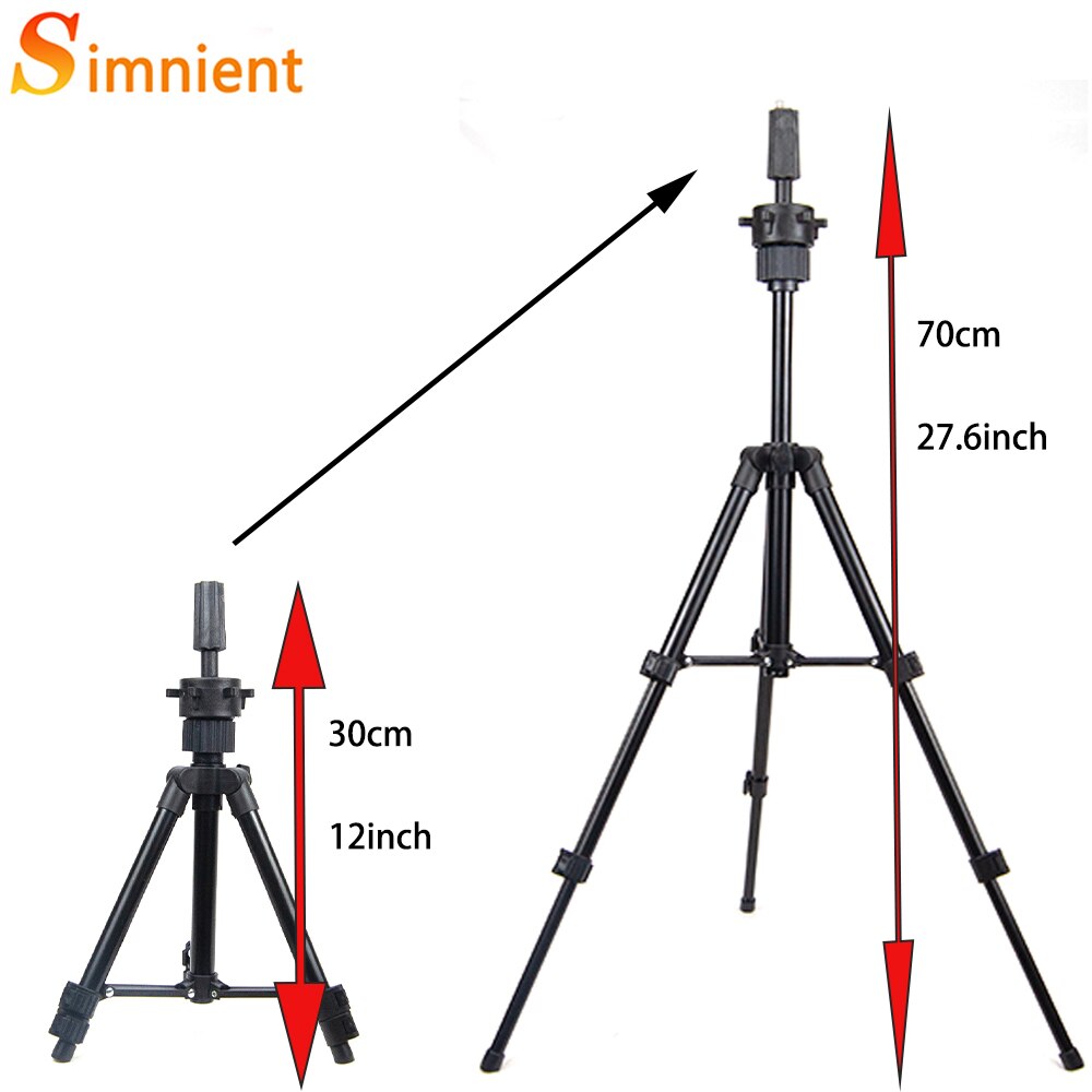 Adjustable Wig Tripod Mannequin Head Tripod for Dummy Wigs Stand Tripod Mannequin Holder Hair Extension Holder Tools Accessories: Style F