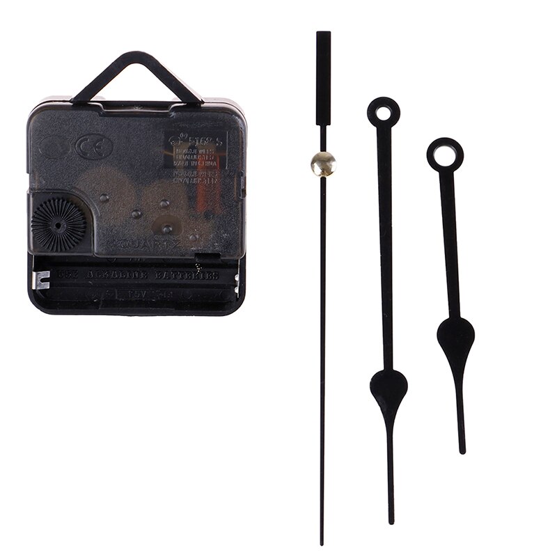 1 Set DIY Silent Wall Clock Quartz Needle Movement Black and Red Hands Replacement Part Repair Kit Tool Set Clock Mechanism: G