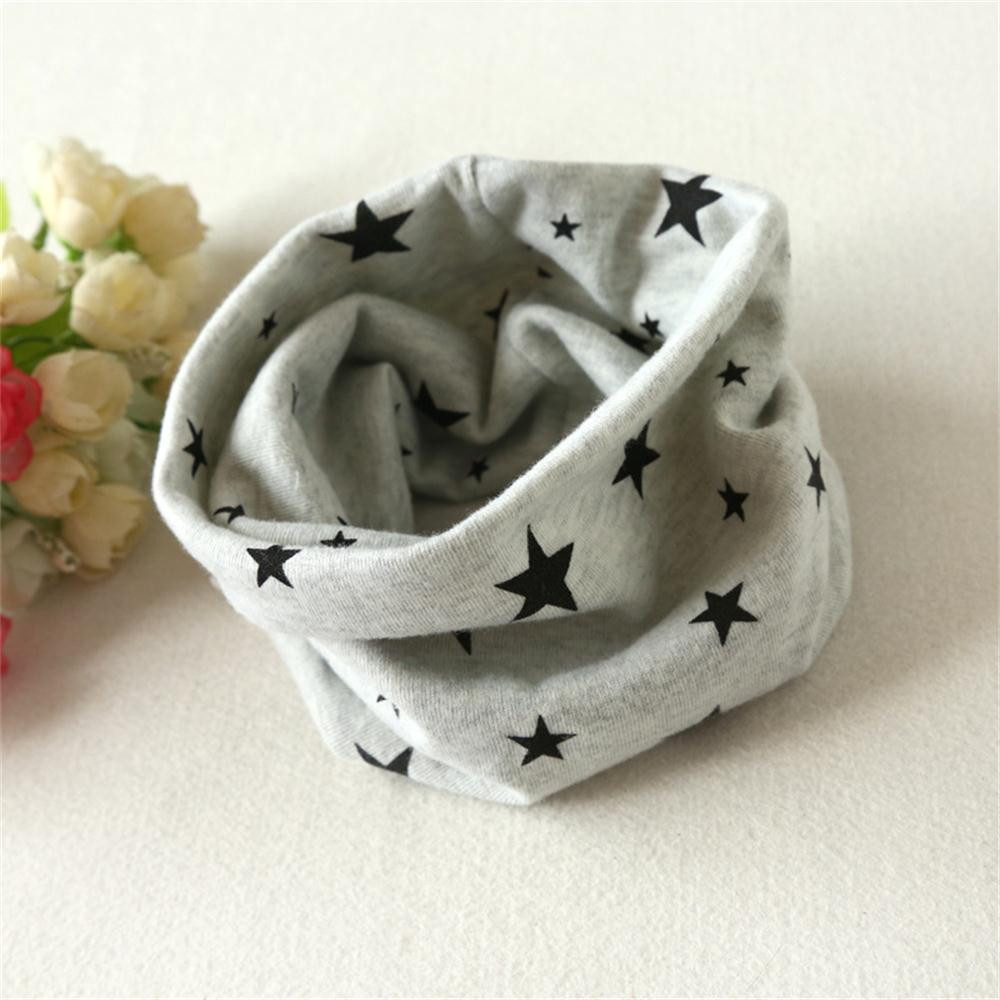 Baby Cartoon Sjaal Baby Meisje Jongen Warm Star Kraag Sjaal Herfst Winter Jongens Meisjes Kraag Baby Sjaal Katoen O Ring hals Sjaals