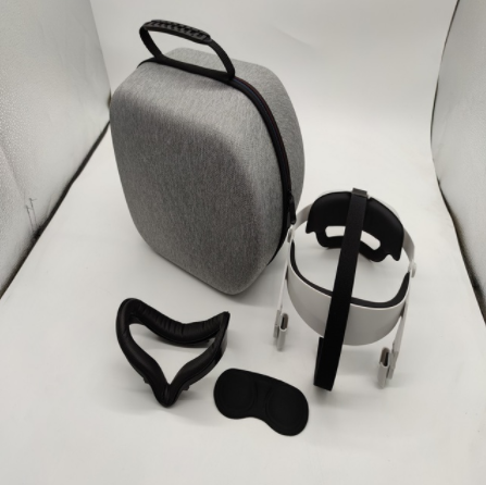 Gomrvr tilbehør til vr briller oculus quest 2 ，fastgørelsesstropper med headset kombinationsdragt komfort opgraderingsversion: Sjgray-fire