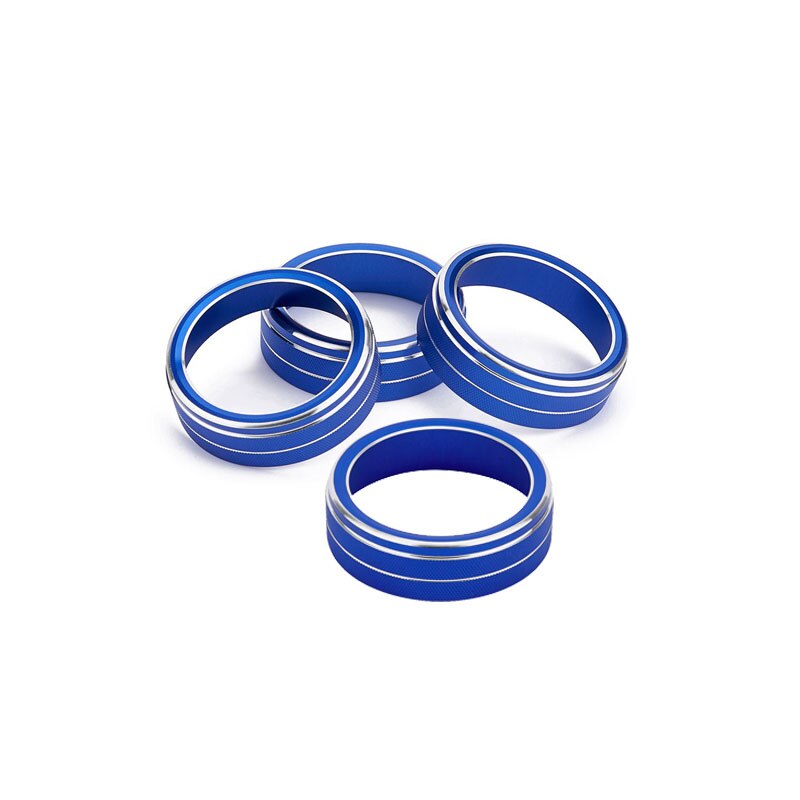 Bouton de commande de climatisation rotatif pour VOLVO S60 V60 XC60 S60 V40, couvercle de commutateur de contrôle de chaleur: Blue