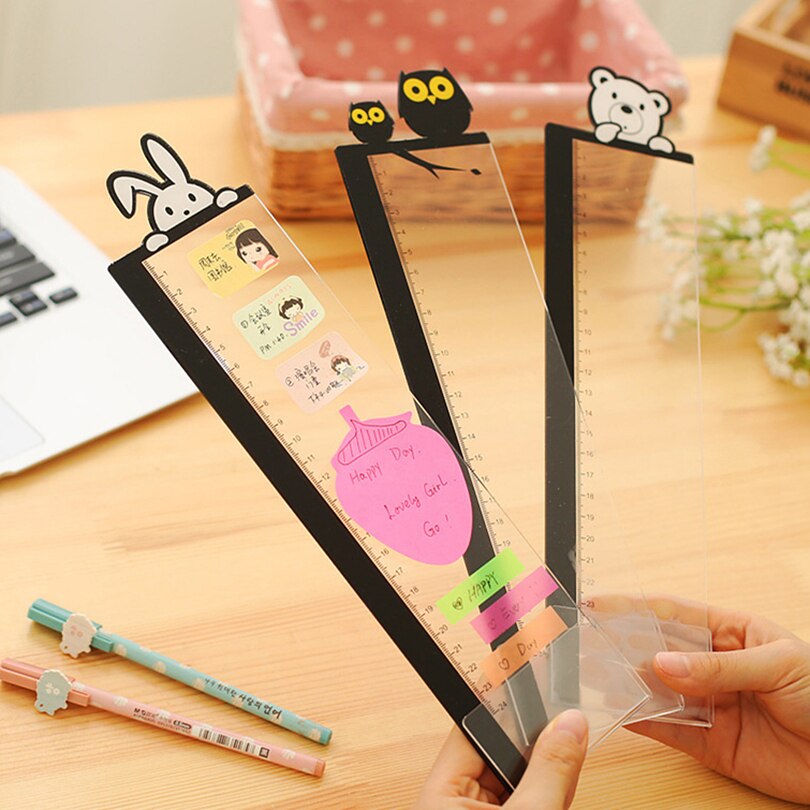 3@# Acrylic Hold Monitor Message Memo Board for Sticky Note Transparent Name Card Phone Holder Desktop Plastic Holder