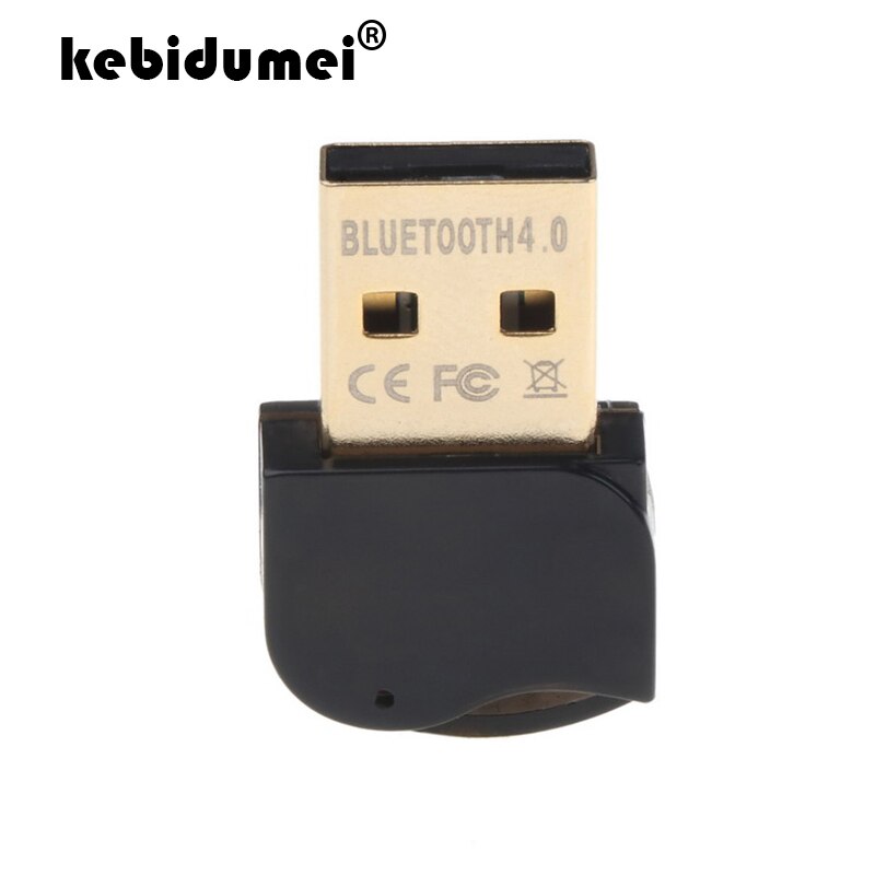 Kebidumei mini adaptador de bluetooth 2019, adaptador modo duplo com dongle usb 4.0, receptor adaptador para computador grátis para pc