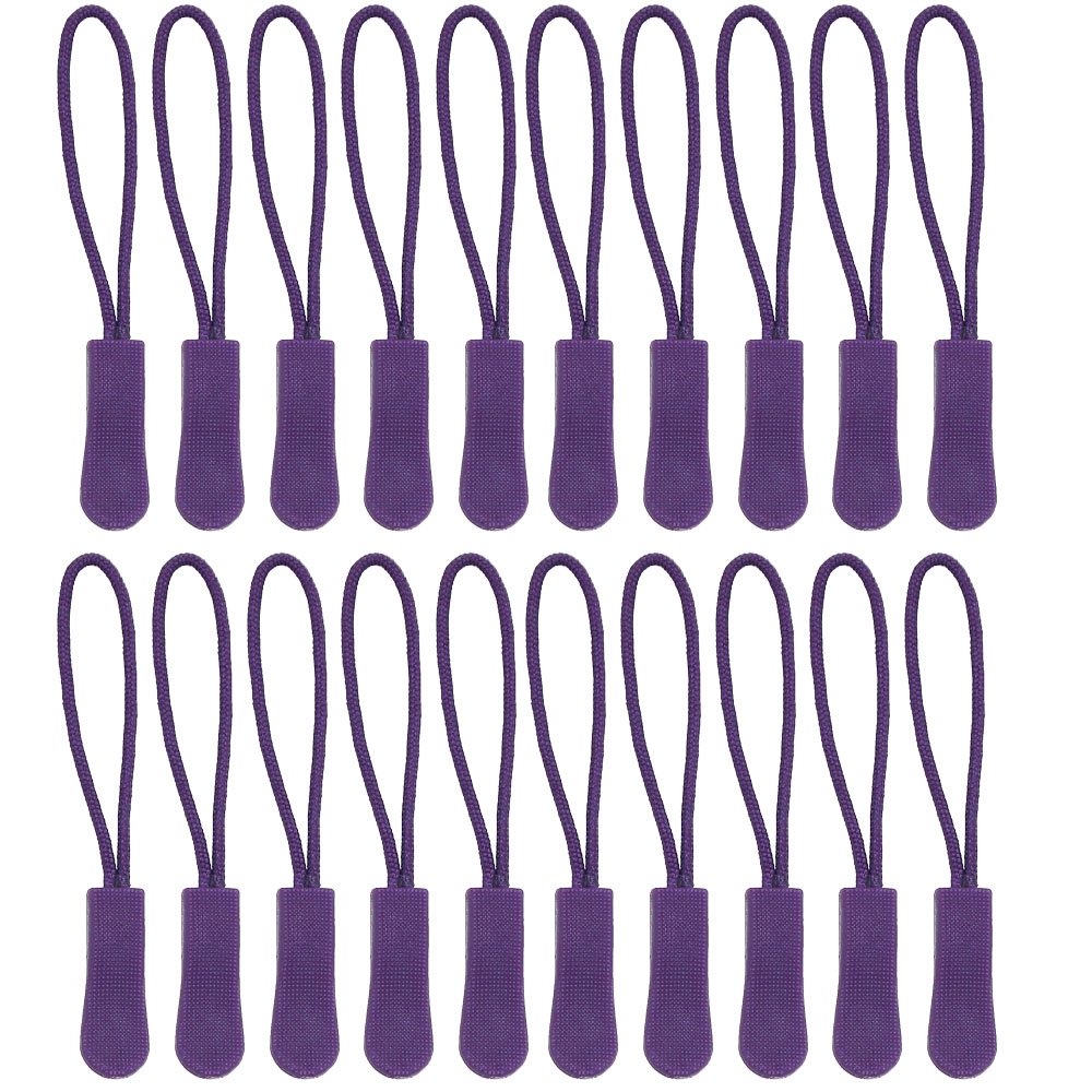 20 PCS Color Zipper Pull Puller End Fit Rope Tag Clothing Zip Fixer Broken Buckle Zip Cord Tab Clothes Suitcase Backpacks Etc...: Laser Bright
