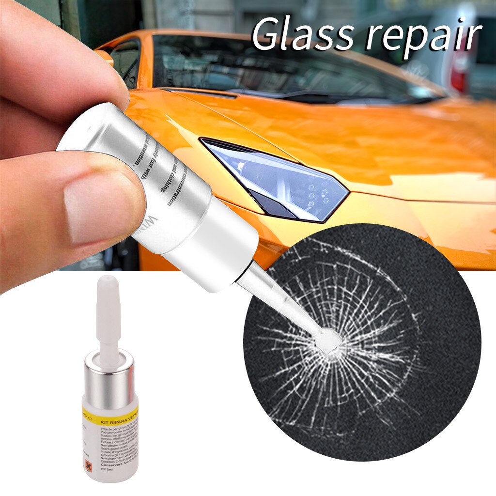 Car Window Glass Crack Chip Resin Windscreen Windshield Repair DIY Tool Kit
