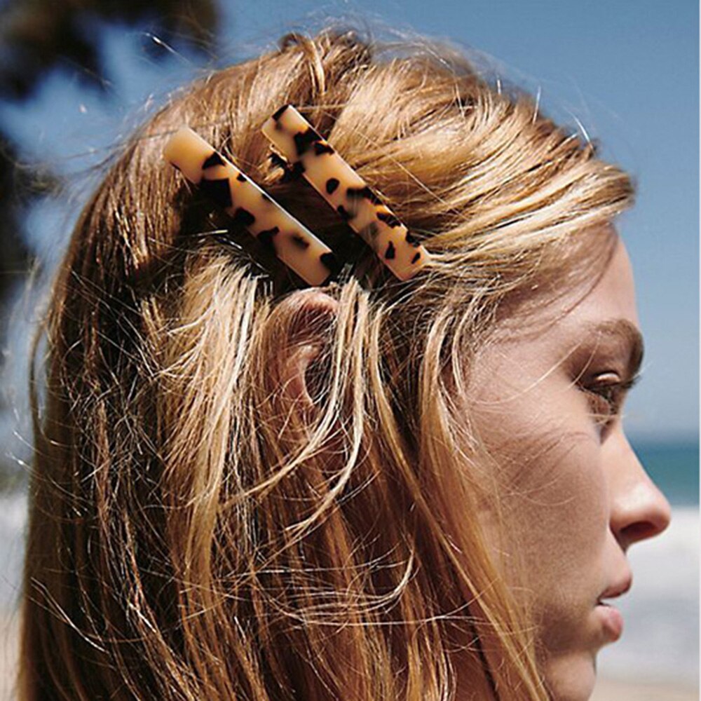 Pinces à cheveux japonaises pour femmes et filles, 1 pièce, à acide acétique, Barrettes imprimées, épingles pour dames, accessoires pour cheveux