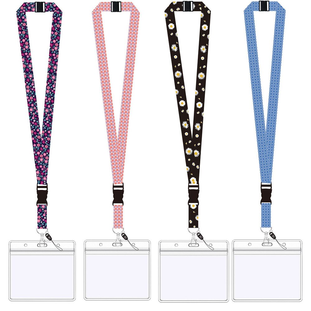 Porta Badge retrattile regolabile porta Badge da lavoro studenti Bus Card Case con cordino carta di credito carta di credito forniture scolastiche per ufficio