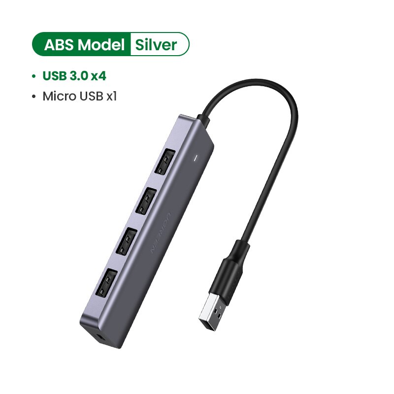 Ugreen-concentrador de red USB 3,0 tipo C para Macbook Pro Air M1, Accesorios para ordenador portátil, adaptador USB C, expansor, estación de acoplamiento divisor