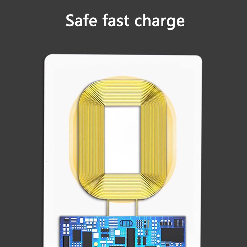 Type-C Qi Wireless Charger Receiver Module Smart Charging Adapter Receptor