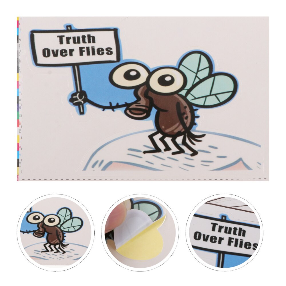 20Pcs Decoratieve Praktische Duurzaam Flys Slogan Sticker Letters Sticker Voor Thuis