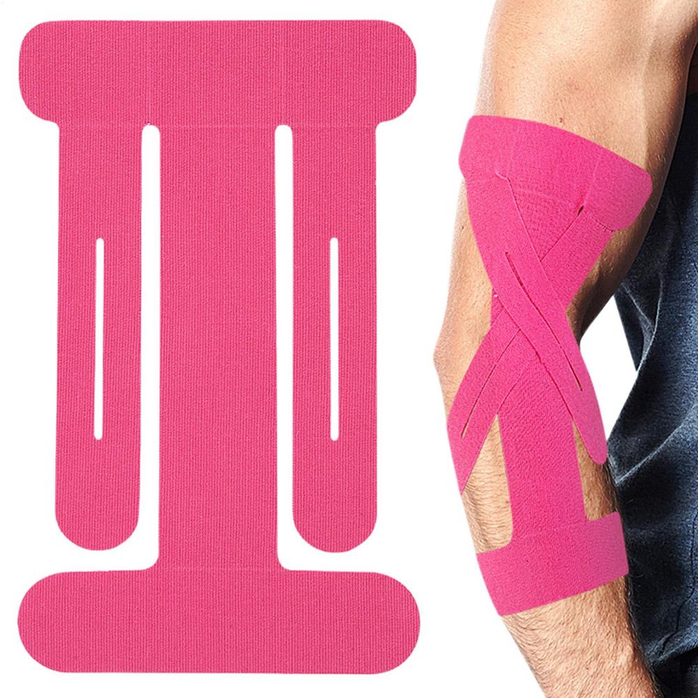Precut Kinesiology Tape For Knees Athletic Sports Muscle Support Tape Breathable Knee Tape For Knee Stability Elastic Sports: Red