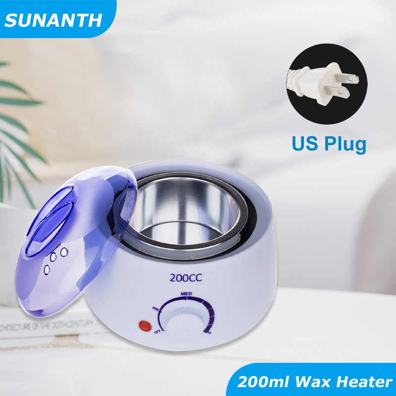Elektrische Wax Heater Wax Machine Paraffine Pot Warmer Ontharing Waxen Machine Wax-melt Epilator Quick Heater: GRIJS
