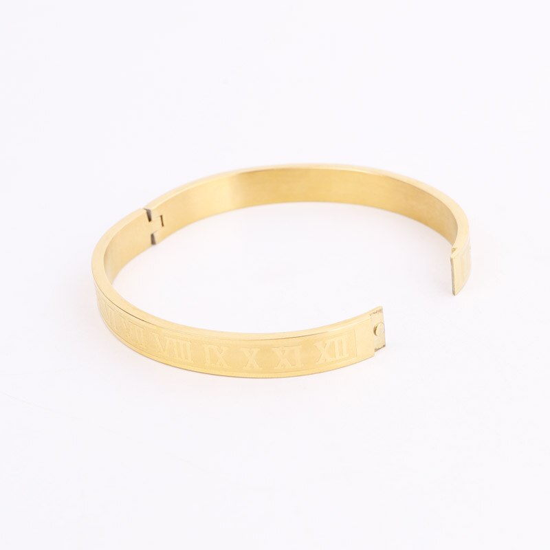 Gualiy Leren Armband Voor Mannen – Roestvrij Staal Met Gouden Gesp – 18.5 Cm – Vintage Look