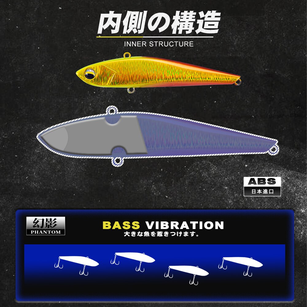 D1 nowe zimowe wędkowanie na przynęty VIB ciężkie lekkie 95mm Mini niewielkie 75mm wibracje 17g 30g Bass Pike okoń 2021 Tackle