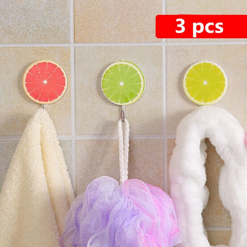 Ovikoukut 3 kpl vahvasti tarttuva hedelmäkoukku seinä keittiövaatteet kynsittömät koukut ei jälkeä ovikoukun takana