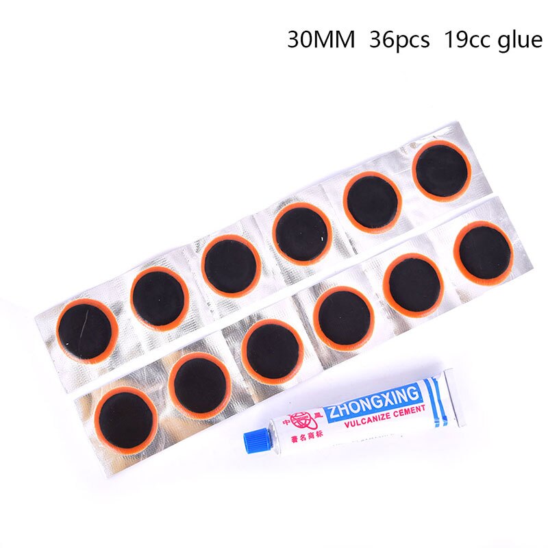 25mm\30mm\40mm\52mm Round Nature Rubber Patch Tyre Repair Tire Repair Car Tubeless Tyre Patches Tyre: B