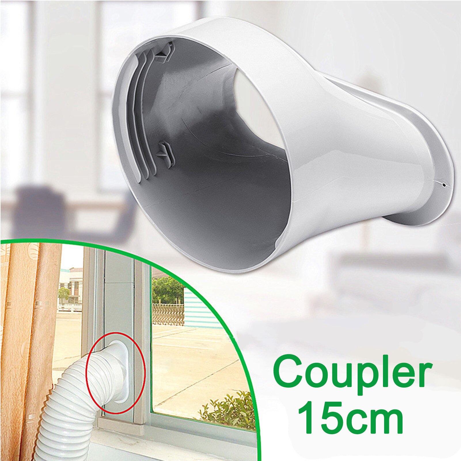 The Newest Airlock Window Seal For Portable Air Conditioner, 400 Cm Flexible Cloth Sealing Plate Window Seal With Zip