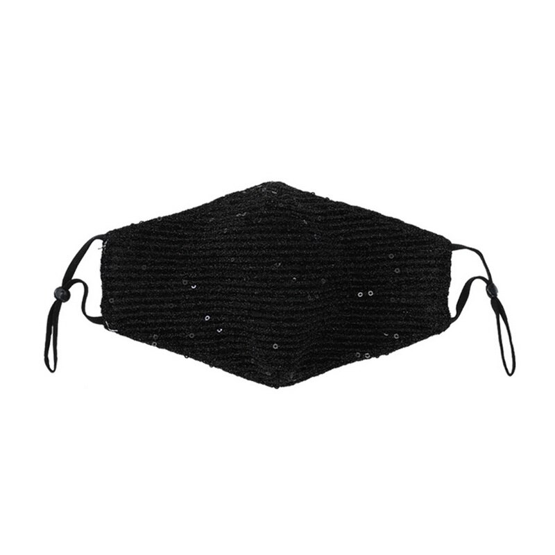 Sparkle rhinestone metall bandana glitter nattklubb heavy metal menn kvinner flerfarget skjerf tilbehør: 1