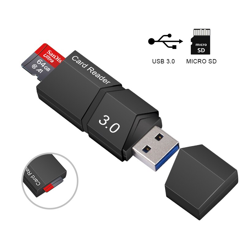 Microsd-kartenleser usb 3.0 kartenleser 2.0 für usb microsd adapter flash-laufwerk smart memory card reader sd-kartenleser