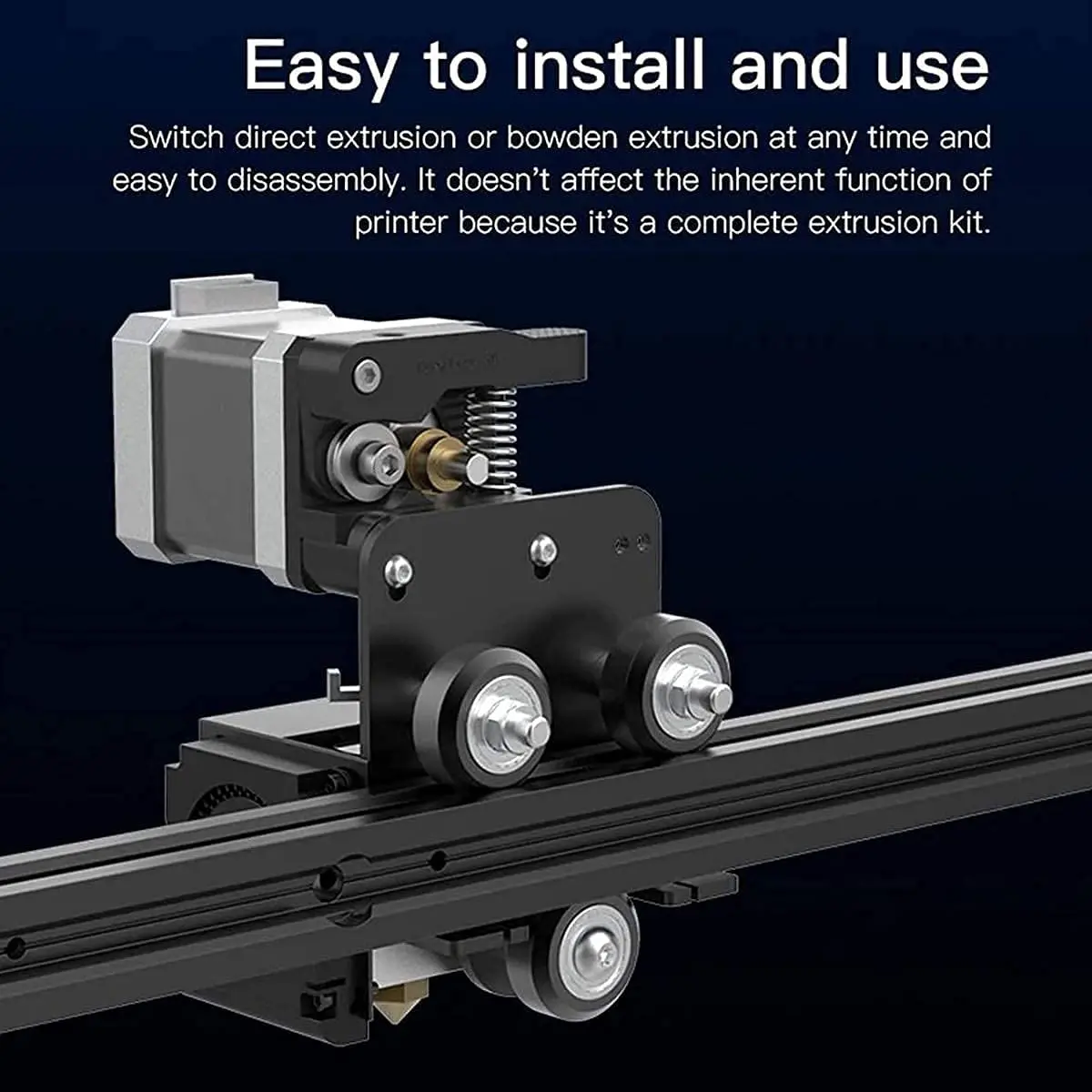 CREALITY Ender 3 Direct Drive Extruder for Ender 3 / Ender-3 Pro Upgraded 42-40 Stepper Motor Hotend Kit 1.75mm Fan Cables