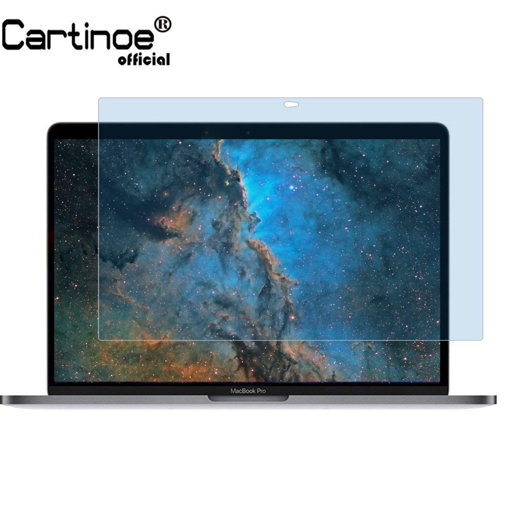 Cartinoe Laptop Screen Protector Voor Apple Macbook Pro 13 Touch Bar A1989/A1706/A1708 Anti Blauw Licht Screen guard Film (2 stuks)