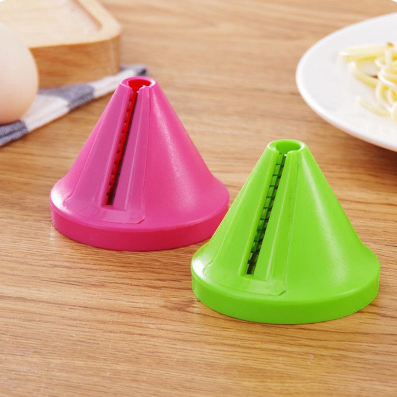 Keuken Trechter Model Spiral Slicer Gadget Versnipperd Apparaat Groente Shred Wortel Radijs Cutter