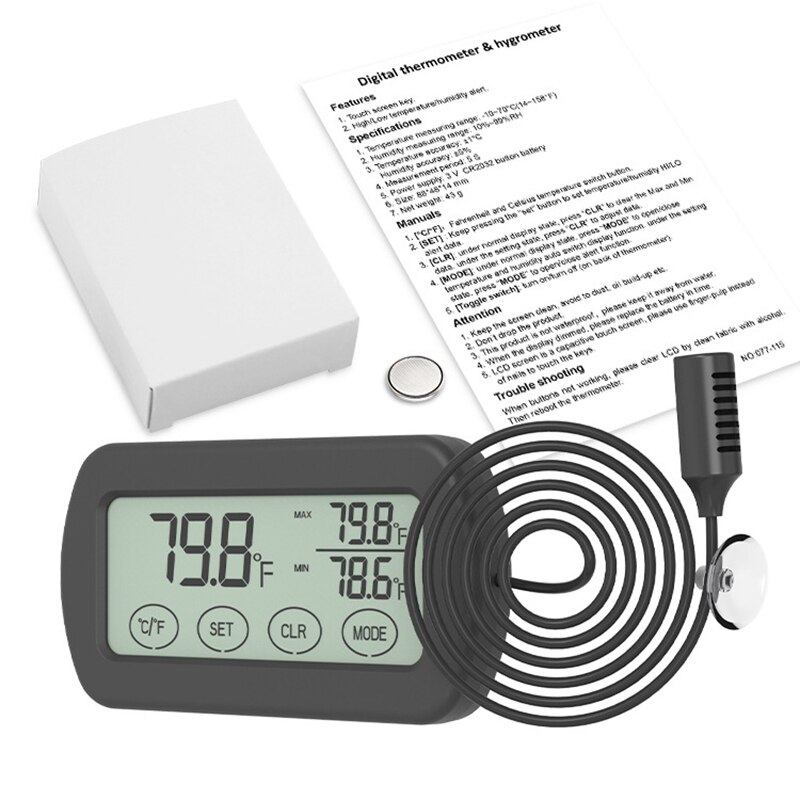 Digital LCD Multifunction Electronic Thermometer, Indoor Hygrometer, Humidity and Temperature Function