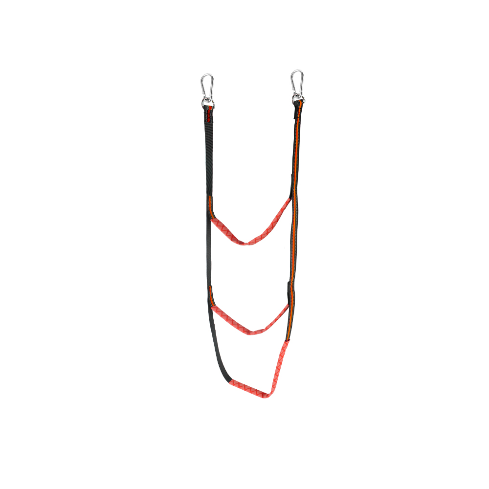 Launching Ladder Boat Folding Ladder Portable Yacht Boat Side Hanging Ladder 3/4/5 Step Boat Rope Ladder Boarding Soft Ladder: Orange