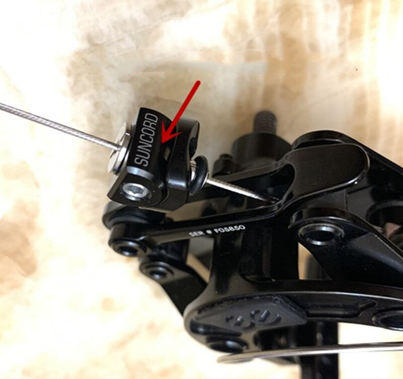 EE caliper modified brake wire core locking screw for Brompton SUNCORD brake locking screw Union Jack clamp