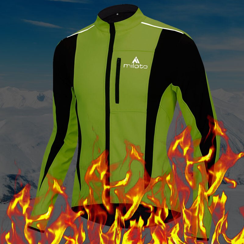 Cykeljakker vinter termisk fleece herre cykeltøj dame vindtæt vandtæt cykel cykling mtb cykeltøj jakker