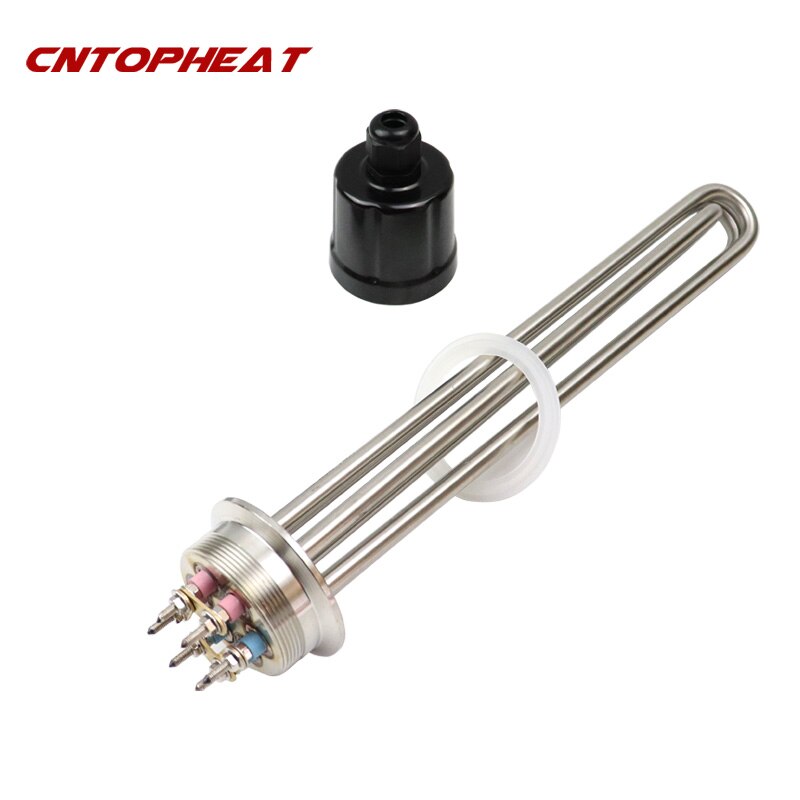 2 "Tri-Klemme(OD64) 4,5 kw Edelstahl 220v Heizelement Ersatzteile für Kessel Heizung für Brau